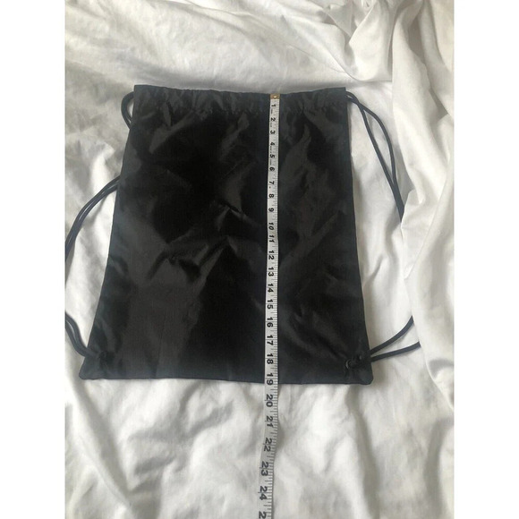 Balenciaga Black Nylon Logo Drawstring Dust Bag/Backpack